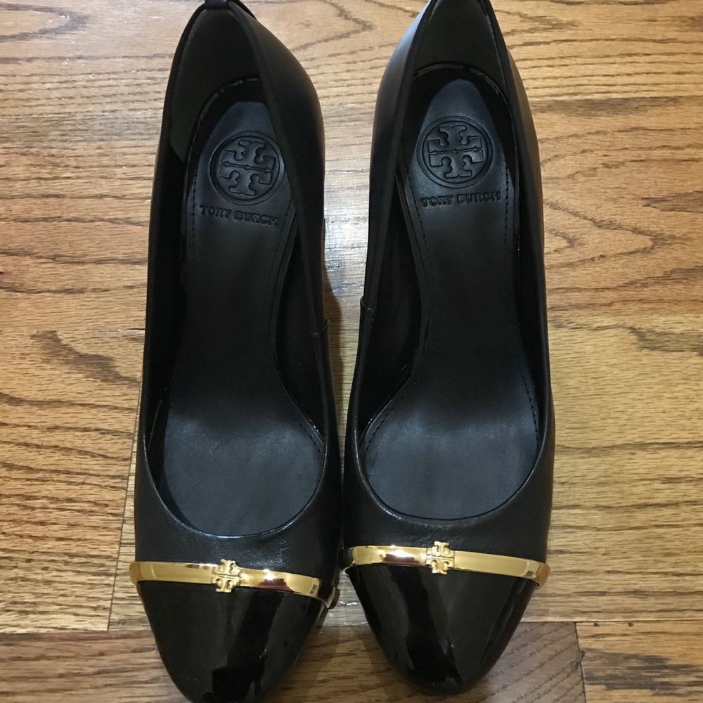 Tory burch black heels