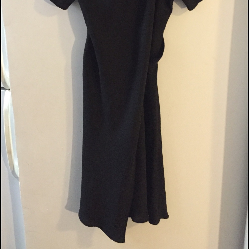Topshop High Neck Drape Dress - Picture 4 of 7