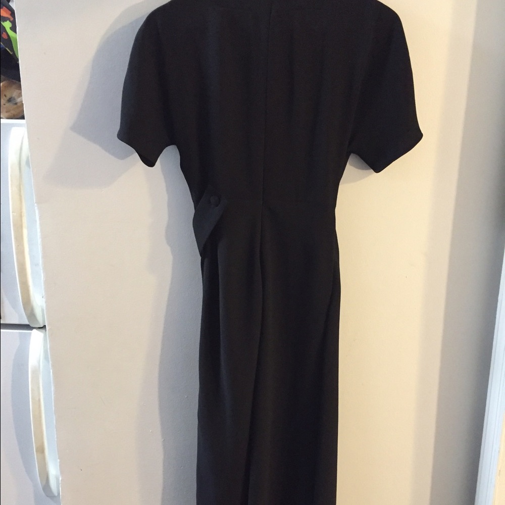 Topshop High Neck Drape Dress - Picture 5 of 7