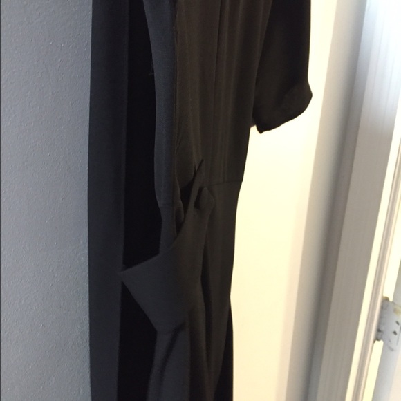 Topshop High Neck Drape Dress - Picture 6 of 7