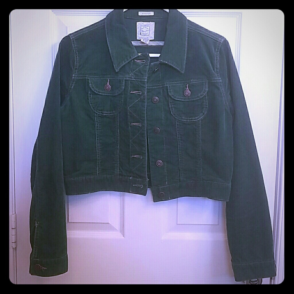 Old NAVY Corduroy Cropped Jacket size Medium