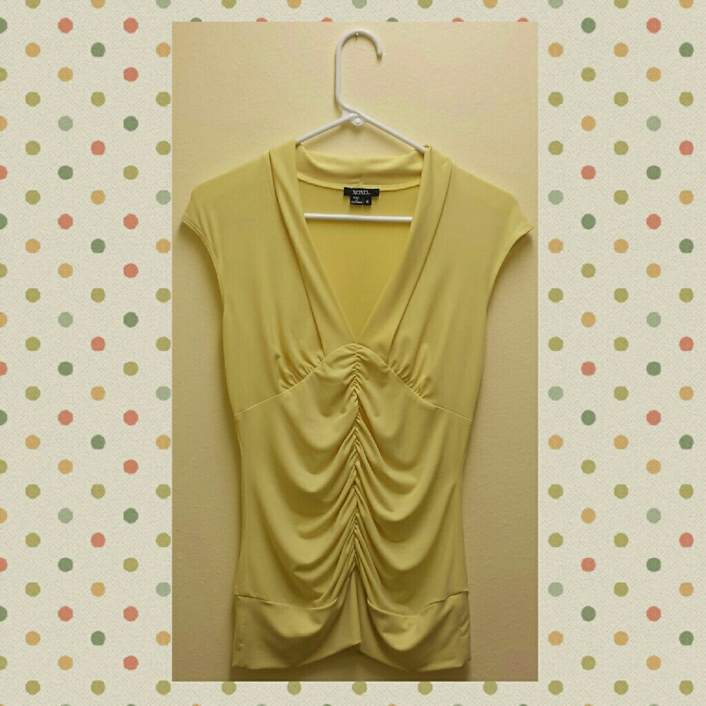 XOXO Yellow Top