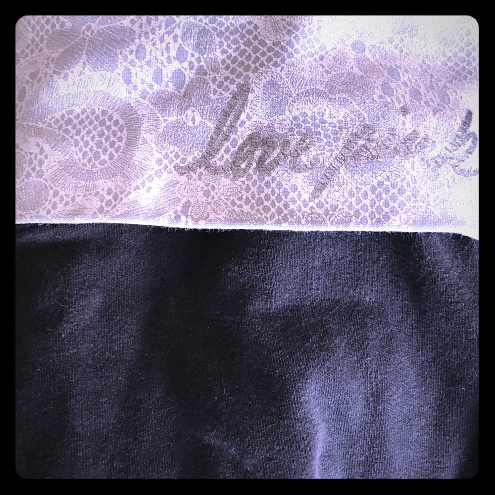 $17 for 4 PAIRS of VS PINK black yoga leggings