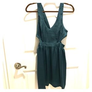 Urban Outfitters Turquoise Cutout Dress