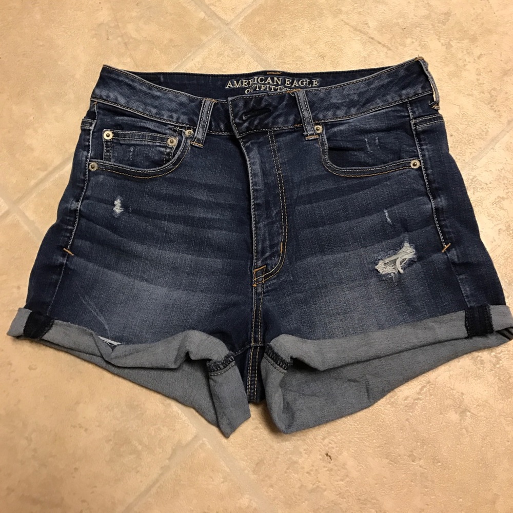 American Eagle Hi-Rise Shortie Shorts