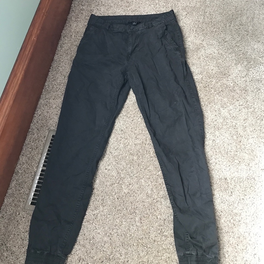 Grey banana republic joggers trousers