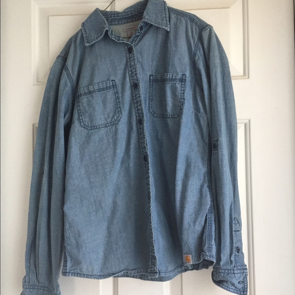 Carhartt chambray work shirt
