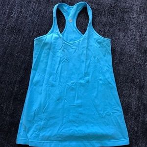 Lululemon run swiftly blue racerback tank