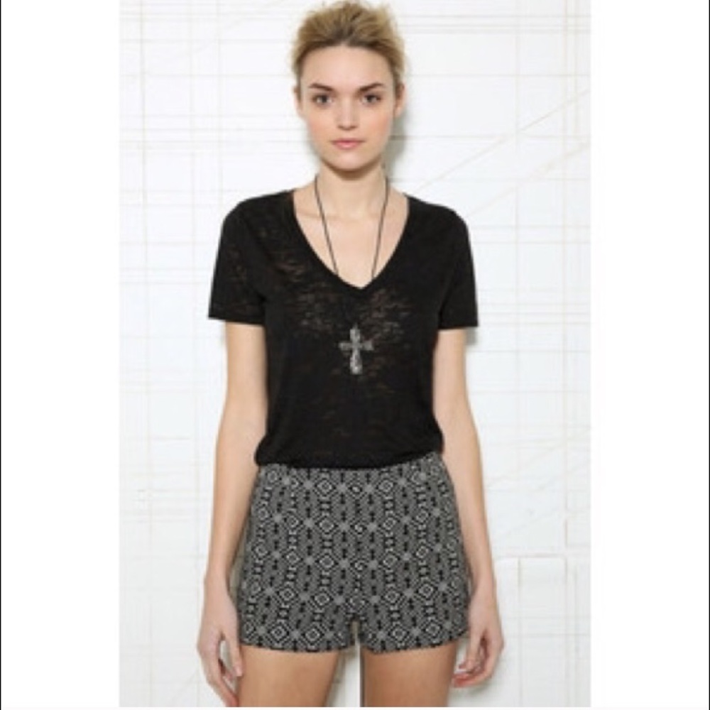 Tribal High-Rise Jacquard Shorts