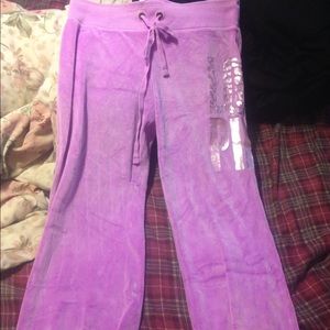 Pink/VS sweatpants