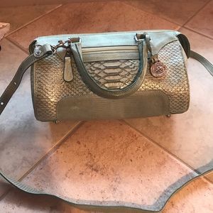 Brahmin mint green purse.