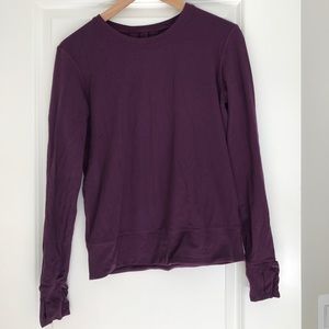 Lululemon purple long sleeve top size 6