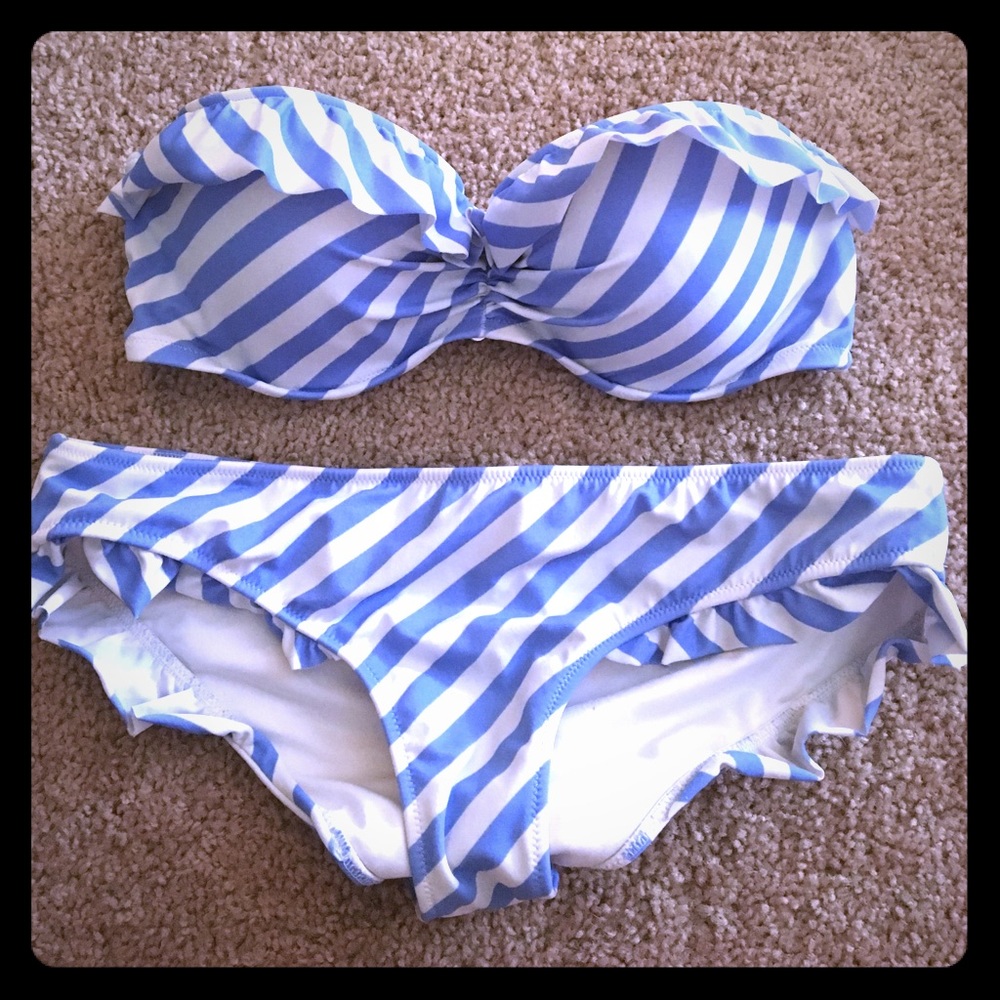 sailor ruffle bikini!!