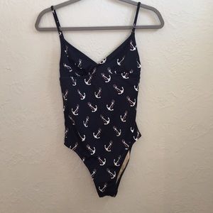 J. Crew Anchor One-piece Swimsuit