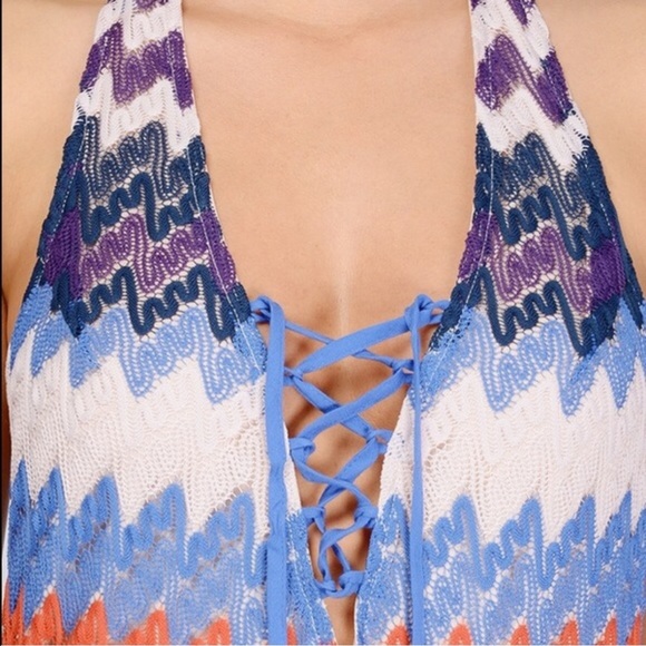 Tobi Happy Daze Dress Blue Multi Color - Picture 2 of 3