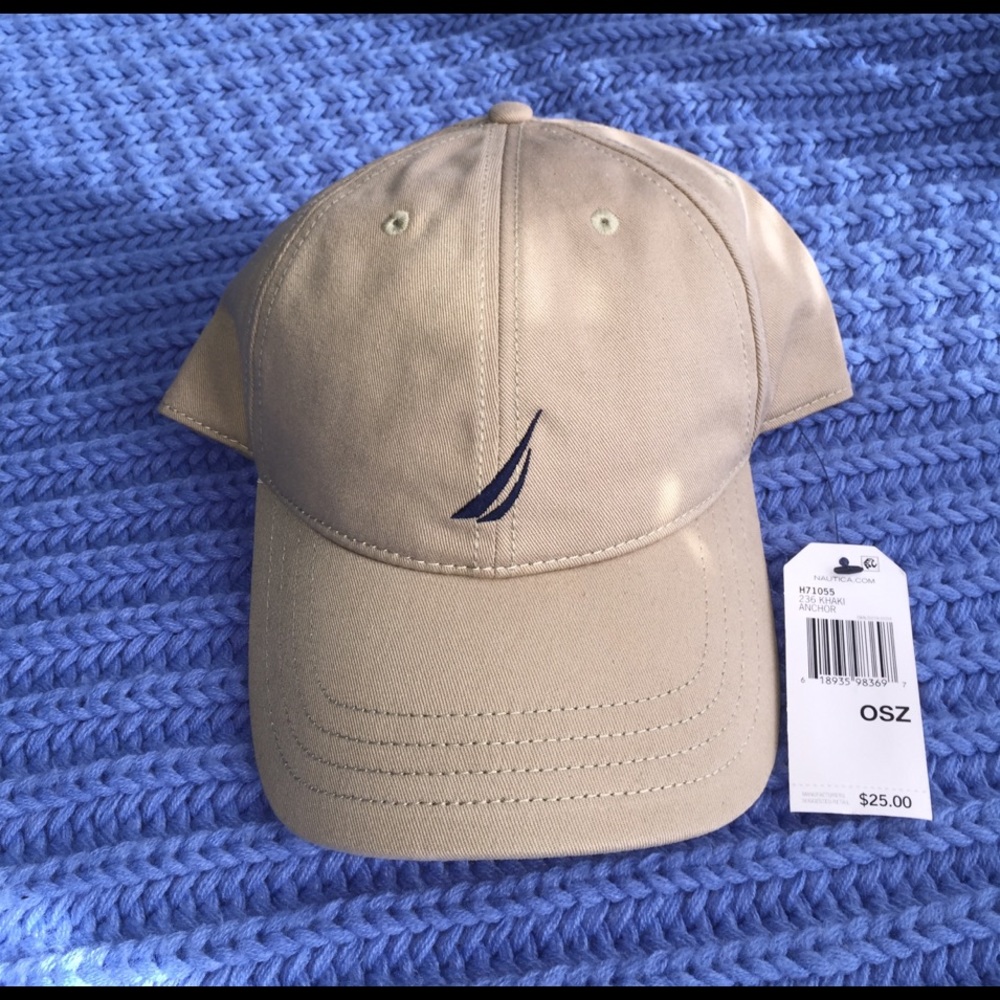 Nautica Khaki Baseball Cap NWT