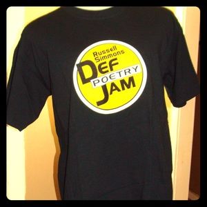 Def Poetry T-Shirt, Russell Simmons, Large