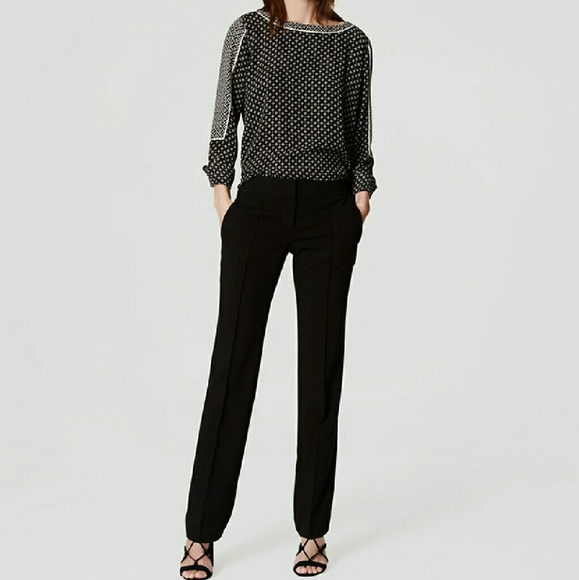 loft straight leg pants