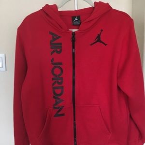Red Jordon hoodie