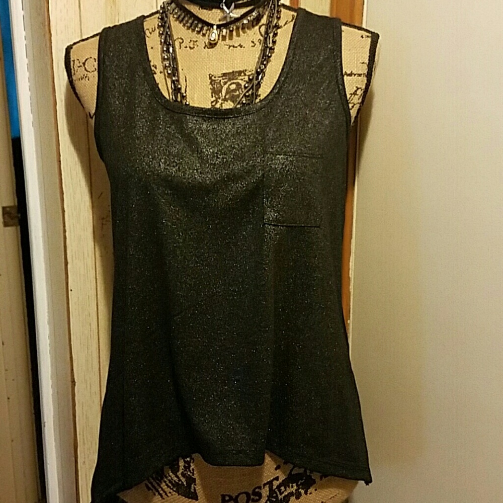High low tank top racerback
