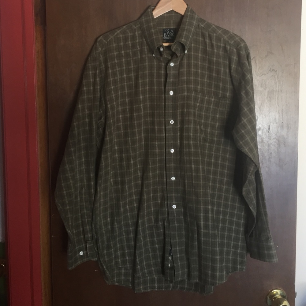 JoS. A. BANK Long Sleeve Button Down Shirt EUC