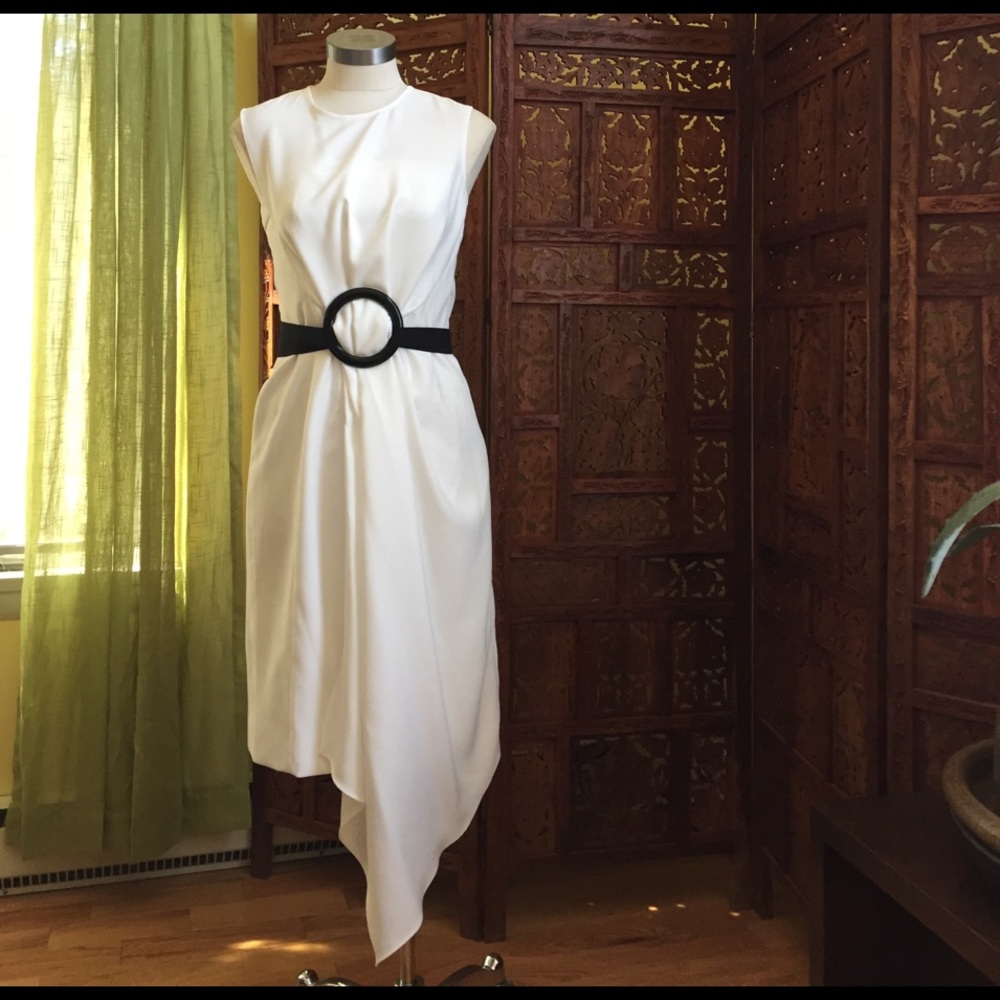 *1 LEFT* KEMPNER Etta dress in white