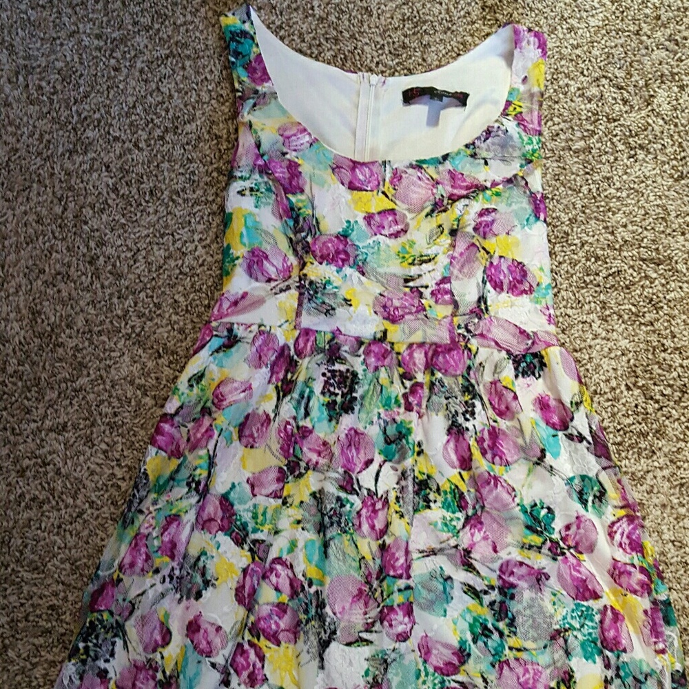 Floral lace dress