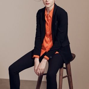 rag & bone NWOT PEACH Poppy Silk Shirt