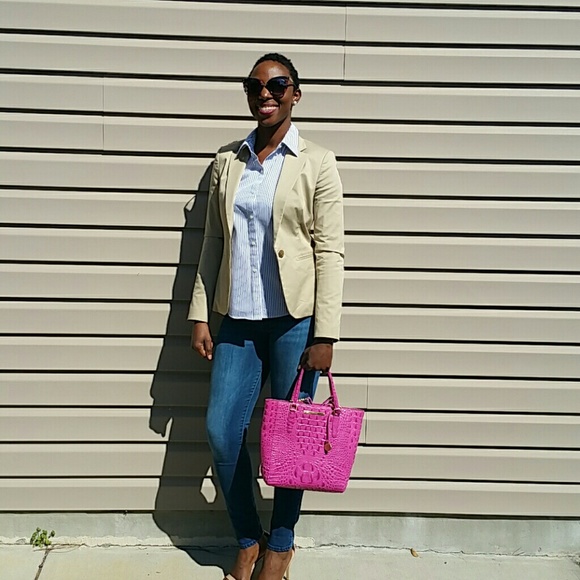 Banana Republic brown chic one button Blazer - Picture 2 of 4