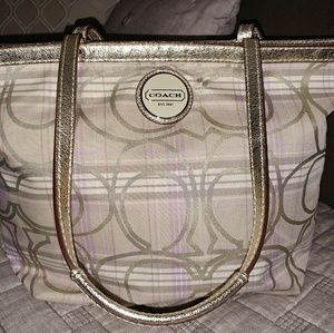 Coach Plaid Handbag
