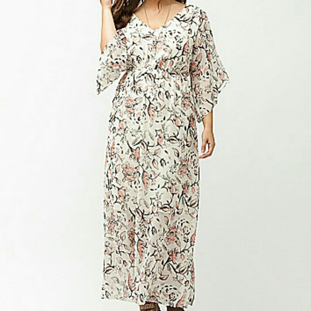 Flowy floral maxi.
