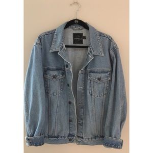 Topshop/Topman Oversized Denim Jacket