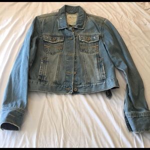 Super Soft Distressed Denim Jacket