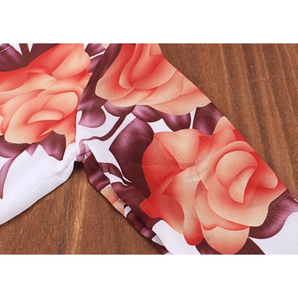 White floral romper - Picture 3 of 5