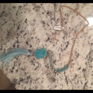 NWT turquoise long necklace