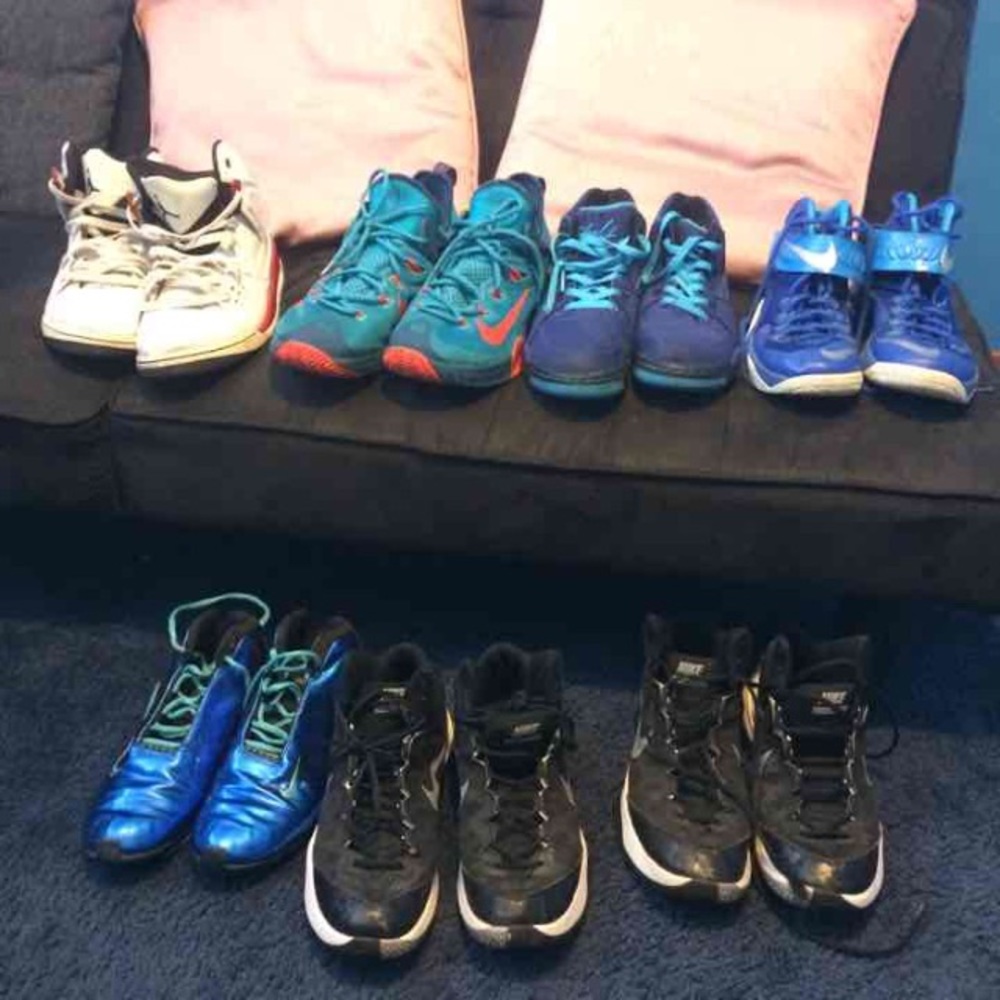 7 Nike Jordan and lebrons all or for sale individy
