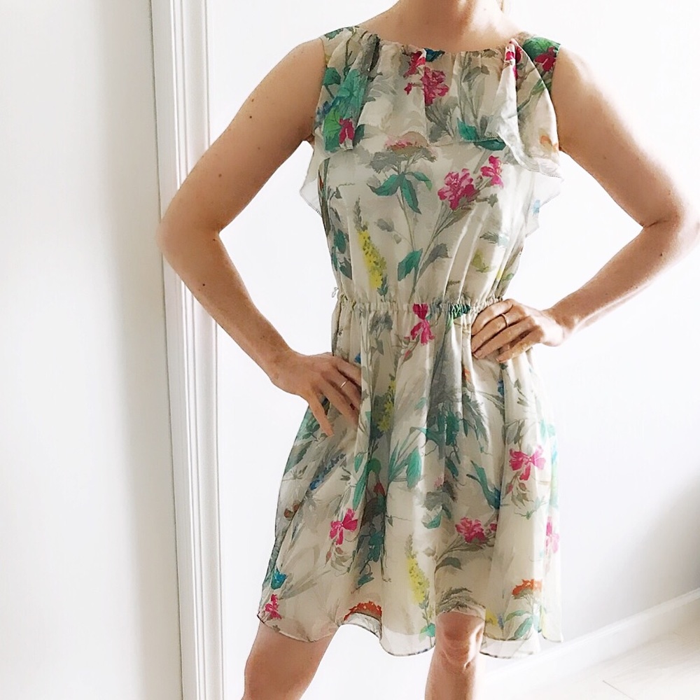 Ted Baker flower cocktail/summer dress