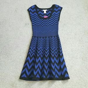Candies Sweater Chevron Dress