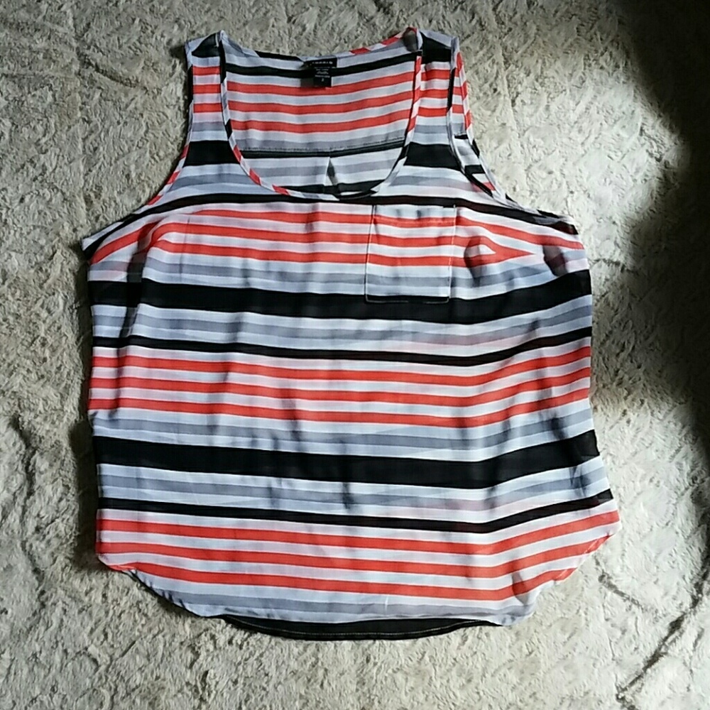 Striped Pocket Tank