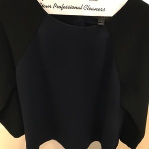 Jcrew baseball crepe top