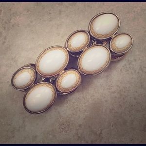 White House black market white and gold bracelet