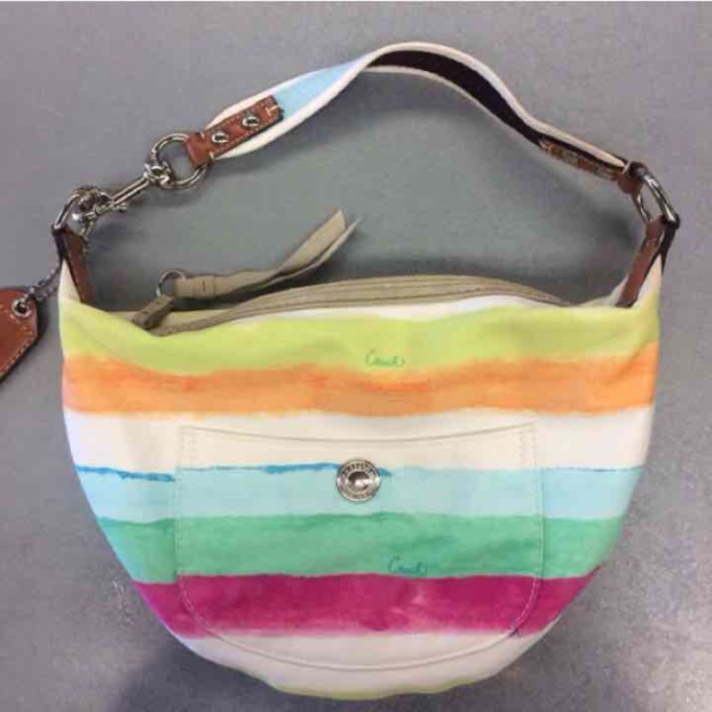 COACH - Pastel watercolor purse