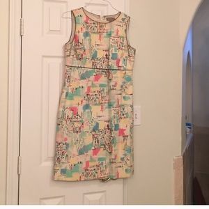 Ed hardy creme color dress great for work😊