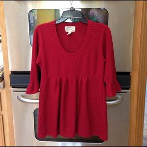 ❌SOLD❌Red sweater top