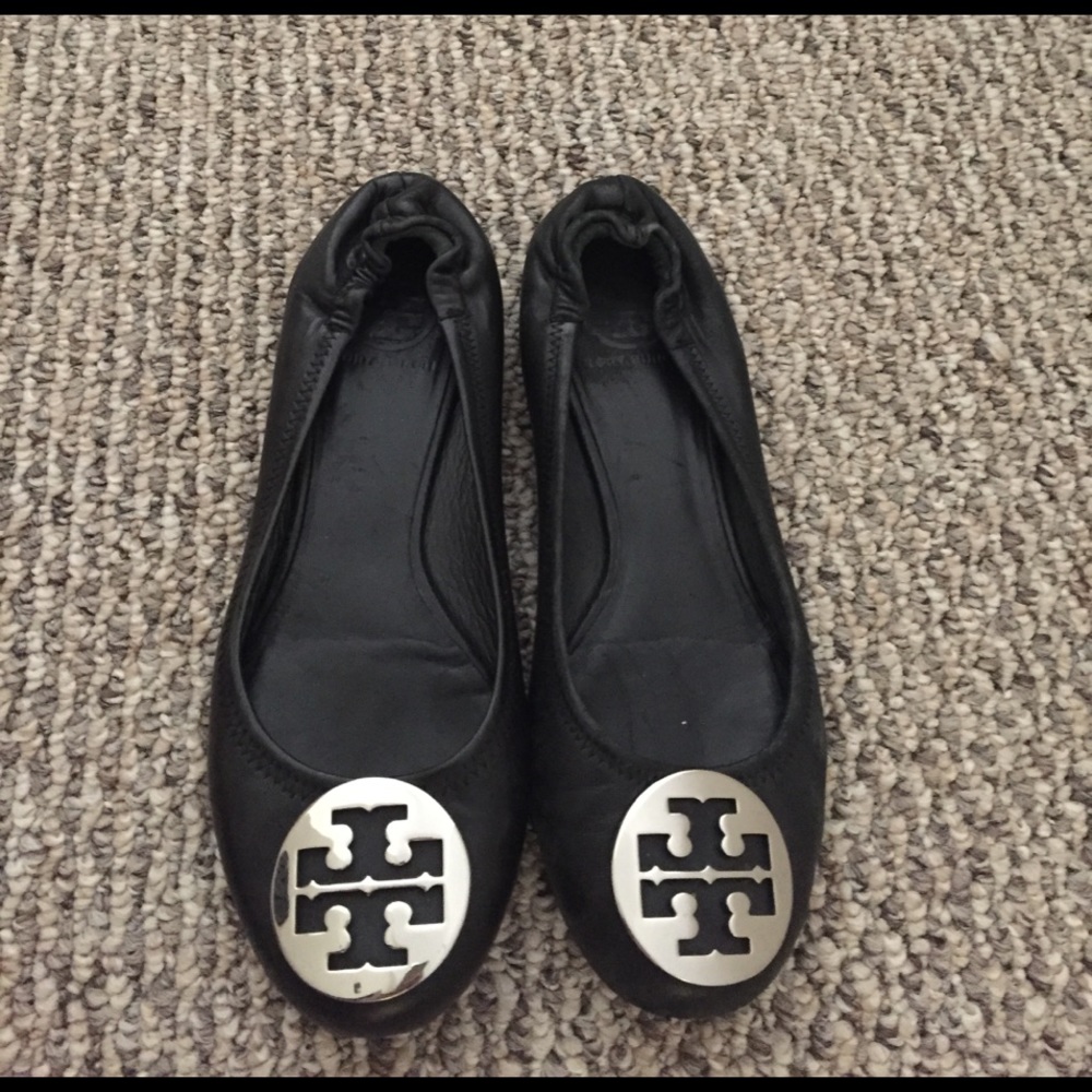 Tory Burch leather reva flats