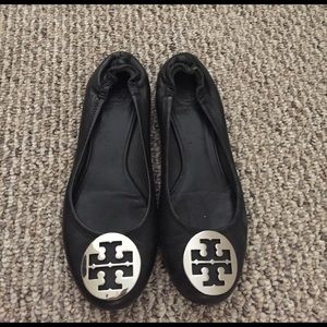 Tory Burch leather reva flats