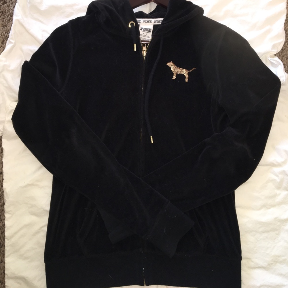 Victoria secret velour jacket