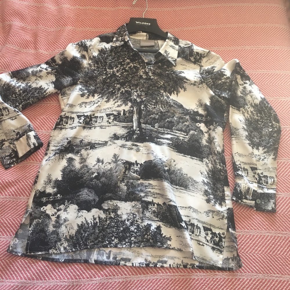 Vintage 100% silk Liz Claiborne blouse