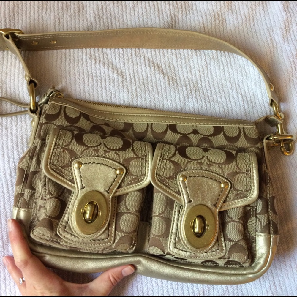 Authentic Coach Logo Satchel