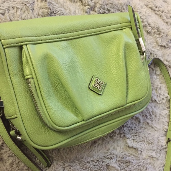 Vera Wang Handbags - Vera wang cross body green bag